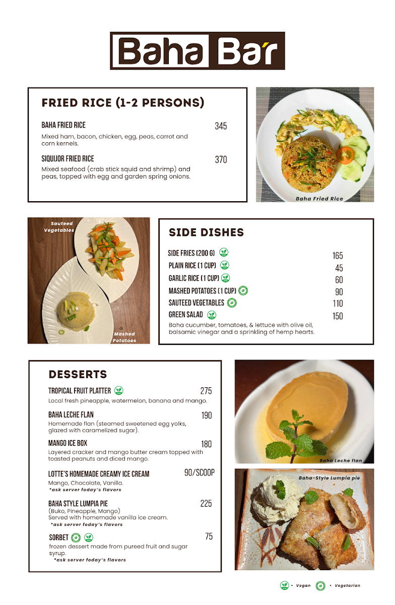 Baha Ba’r Photo Menu 1