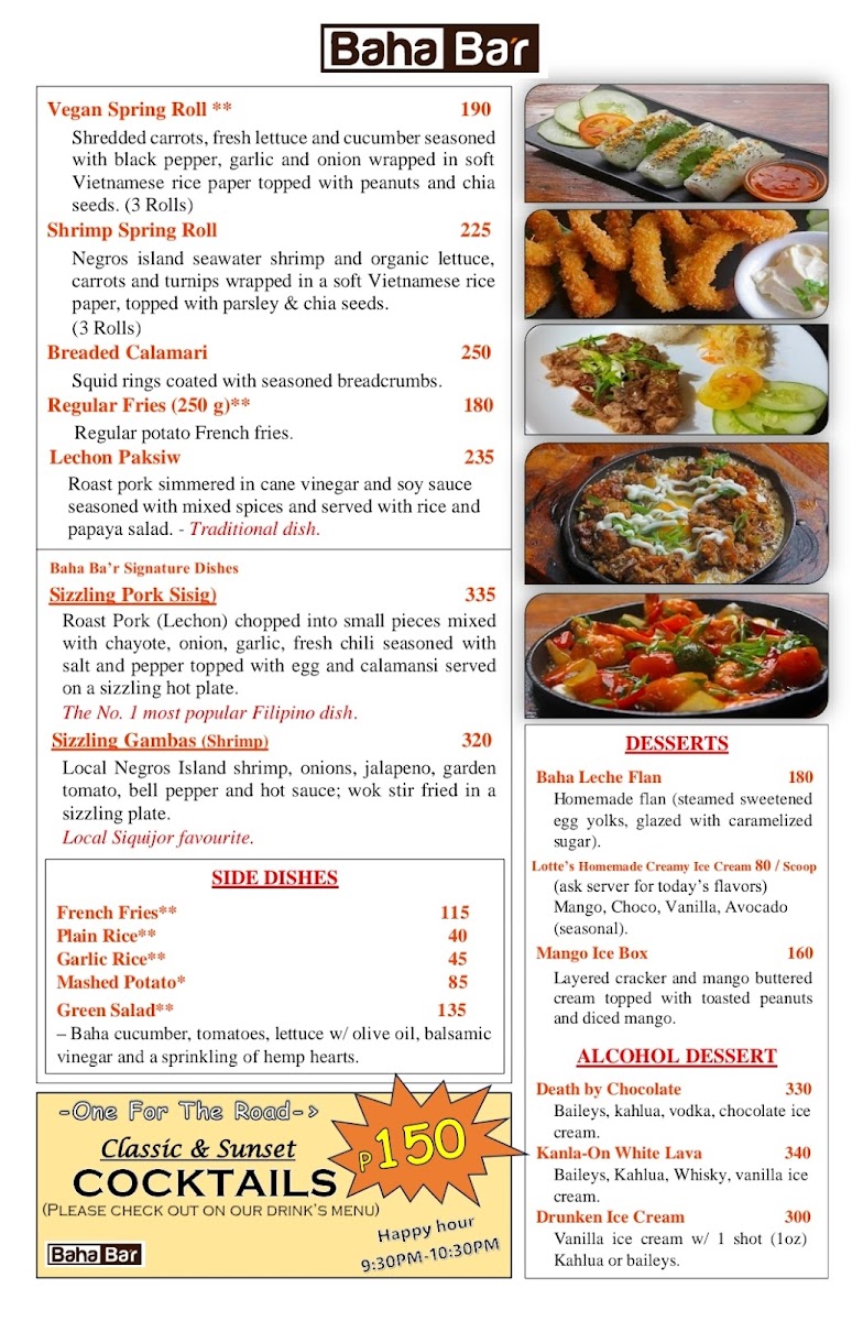 Baha Ba’r Photo Menu 6