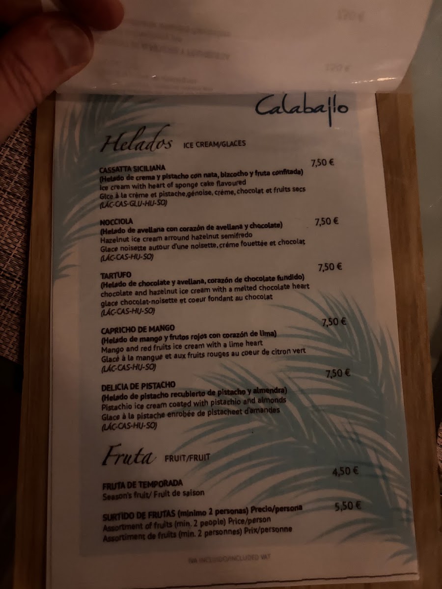 Restaurante Calabajio Photo Menu 4