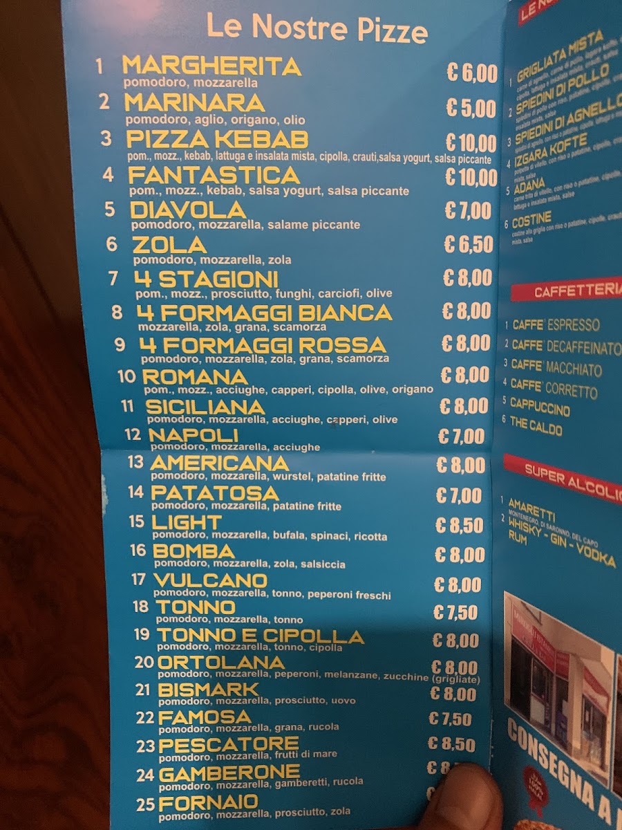 Pizzeria da Diego Photo Menu 1
