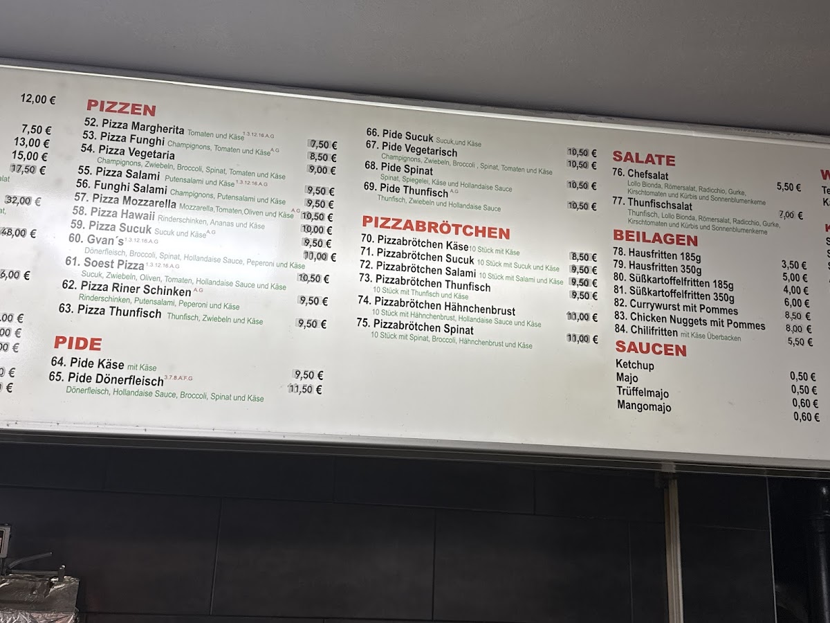 Gvan‘s Grill & Burger Photo Menu 3