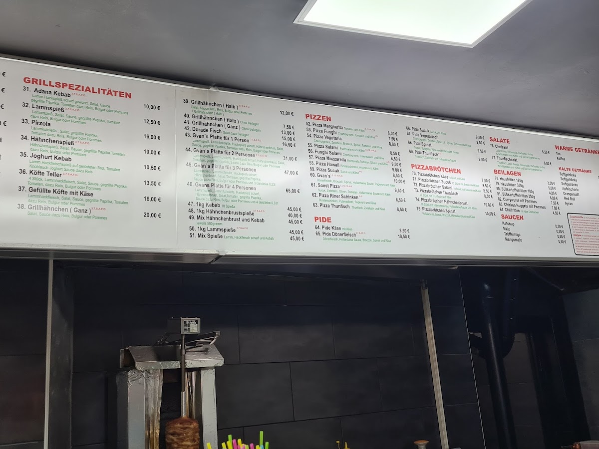 Gvan‘s Grill & Burger Photo Menu 7