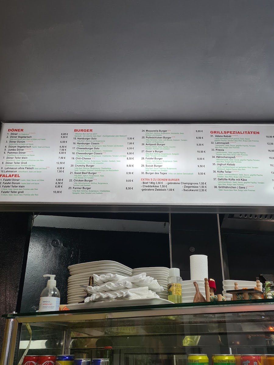 Gvan‘s Grill & Burger Photo Menu 8