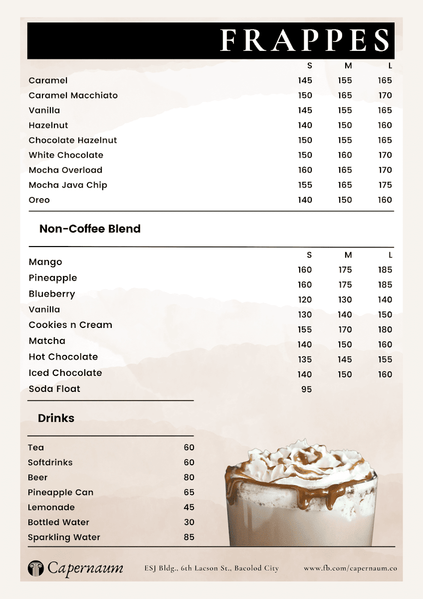 Capernaum Co-working Cafe Photo Menu 4