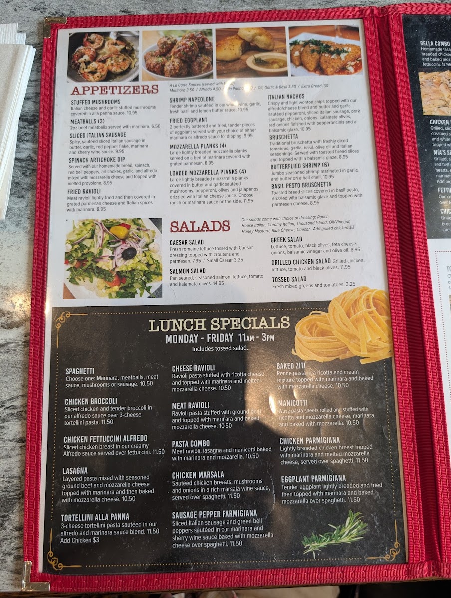 Mia Bella Italian Kitchen Photo Menu 8