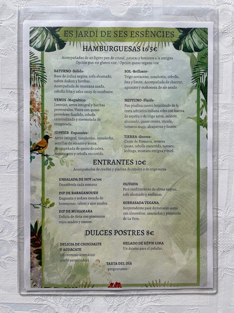 Es Jardí de ses Essències Photo Menu 1