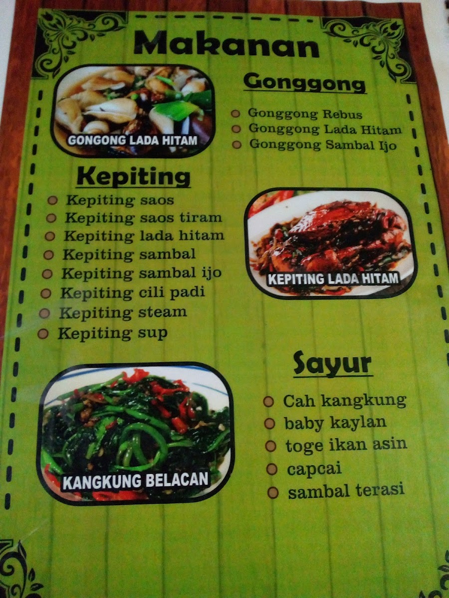 Kelong Arjam Mentarau Malay Seafood Photo Menu 2