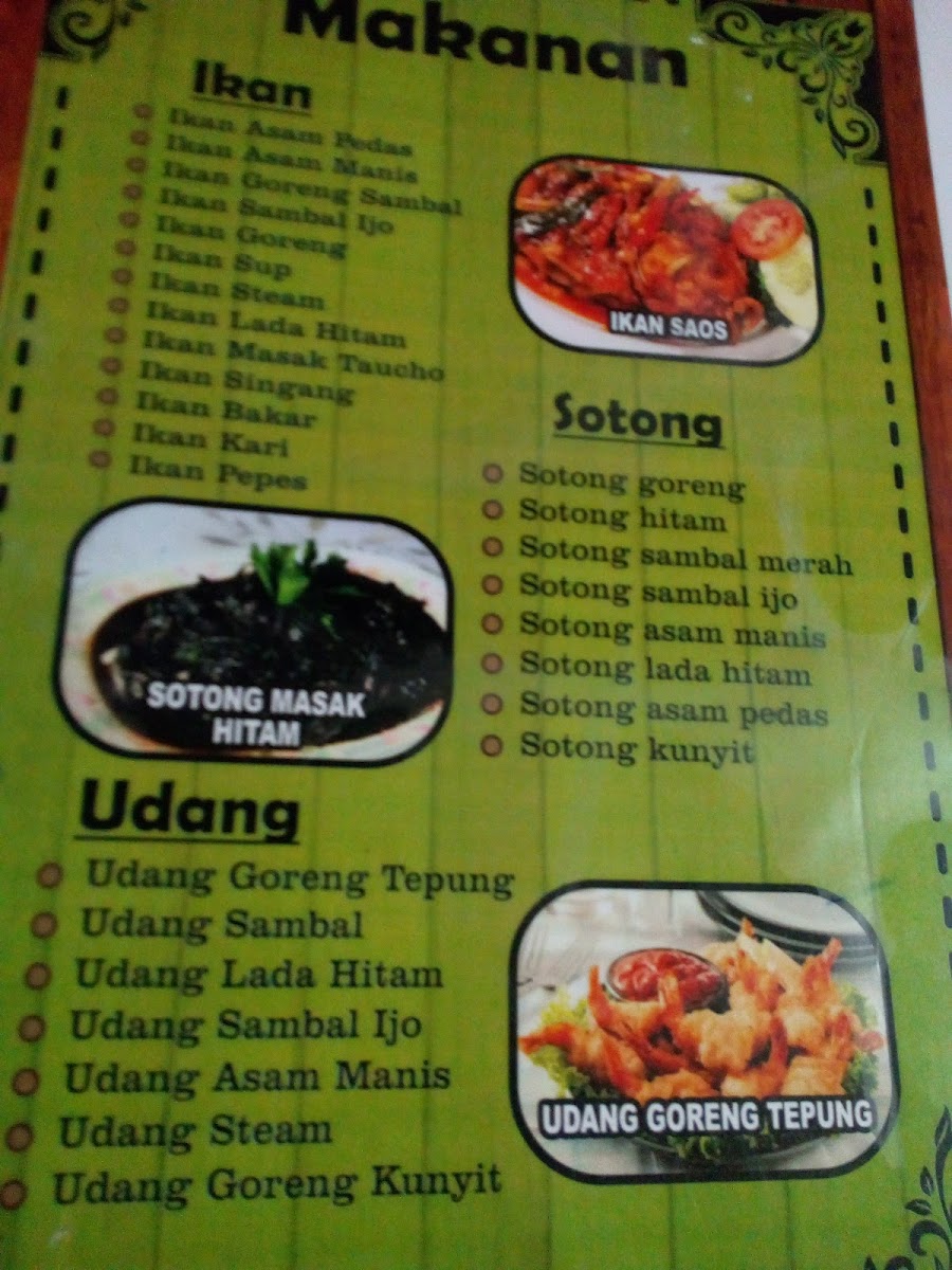 Kelong Arjam Mentarau Malay Seafood Photo Menu 4