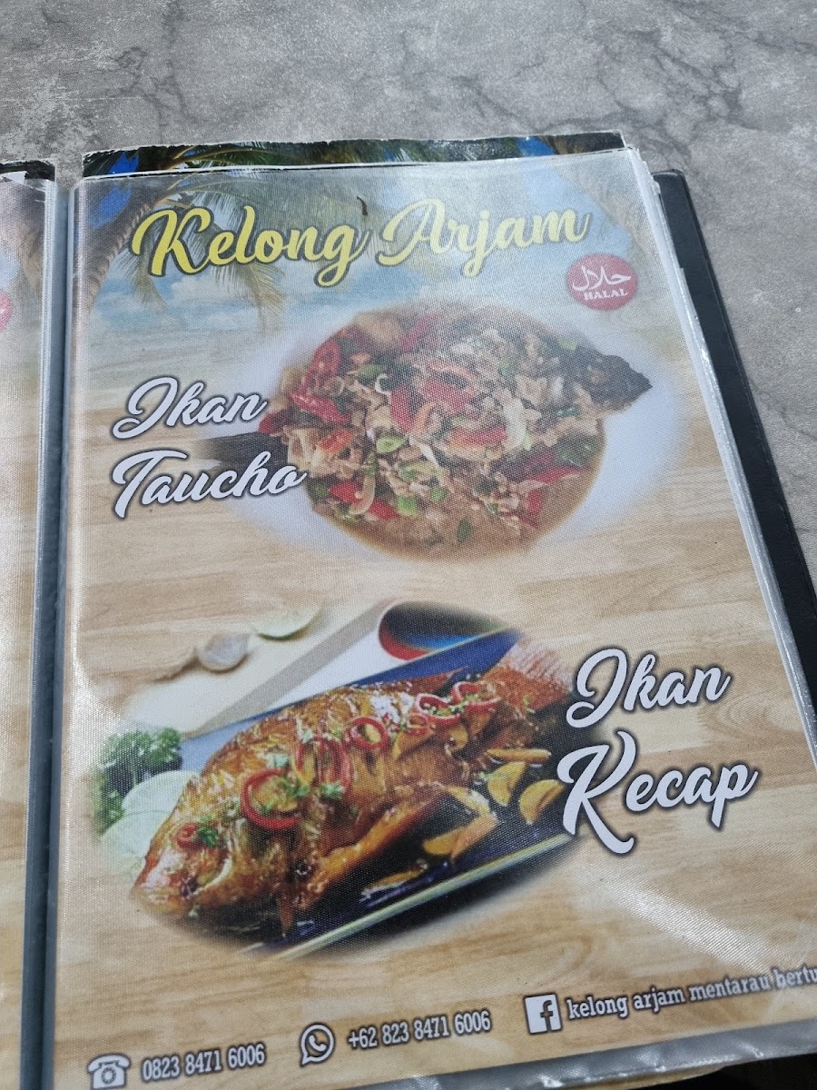 Kelong Arjam Mentarau Malay Seafood Photo Menu 6