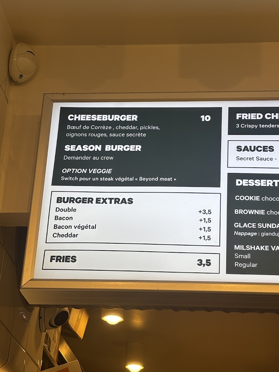 Sold Out Burger Photo Menu 3