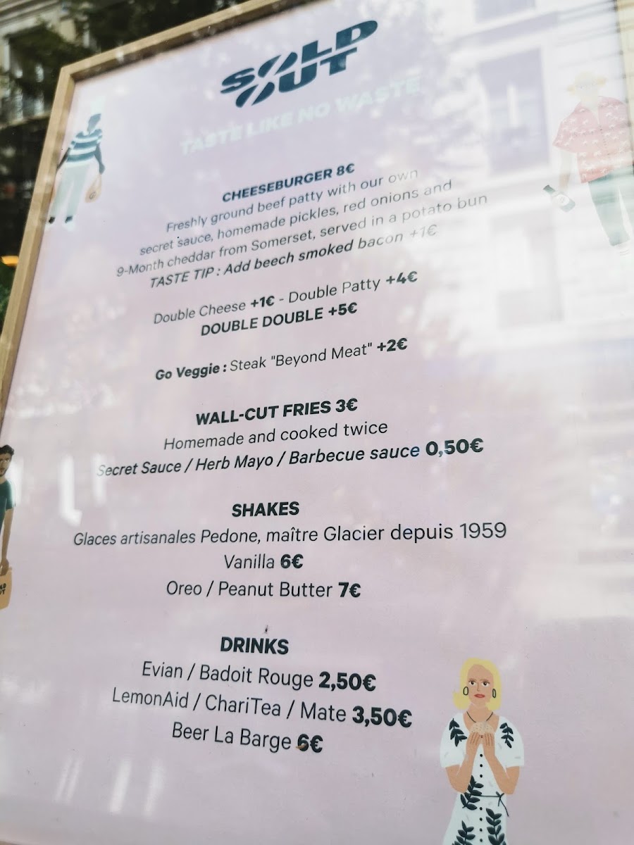 Sold Out Burger Photo Menu 7