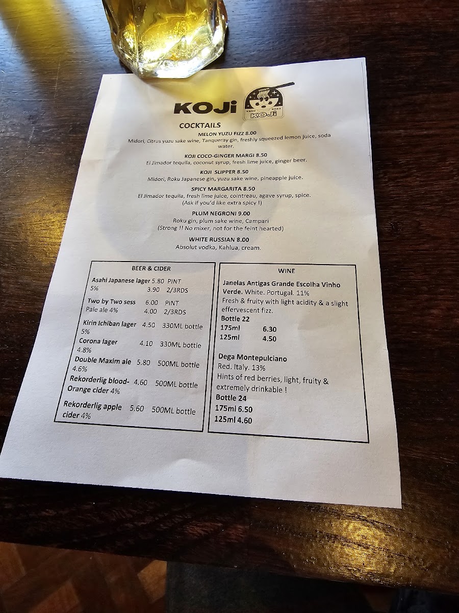 Koji Sunderland Photo Menu 7