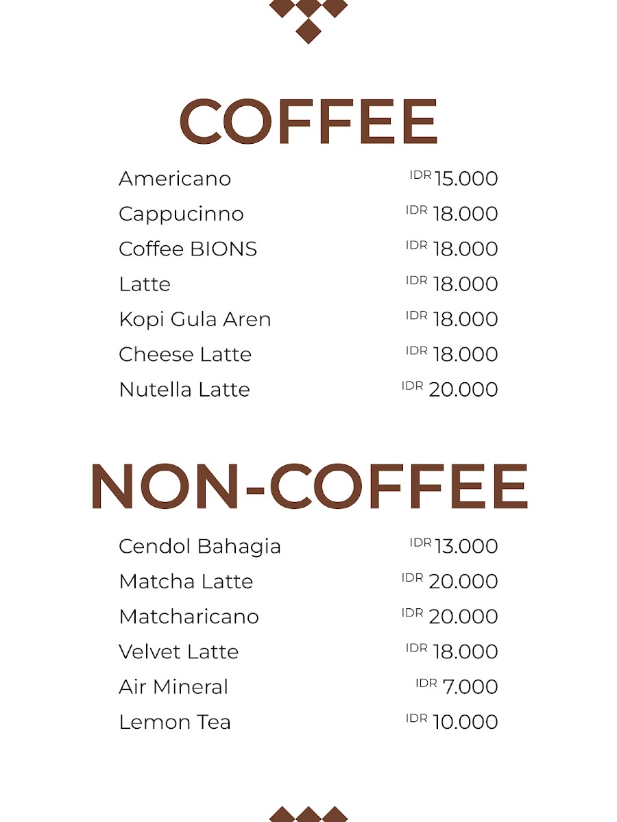 Cafe BIONS Photo Menu 2