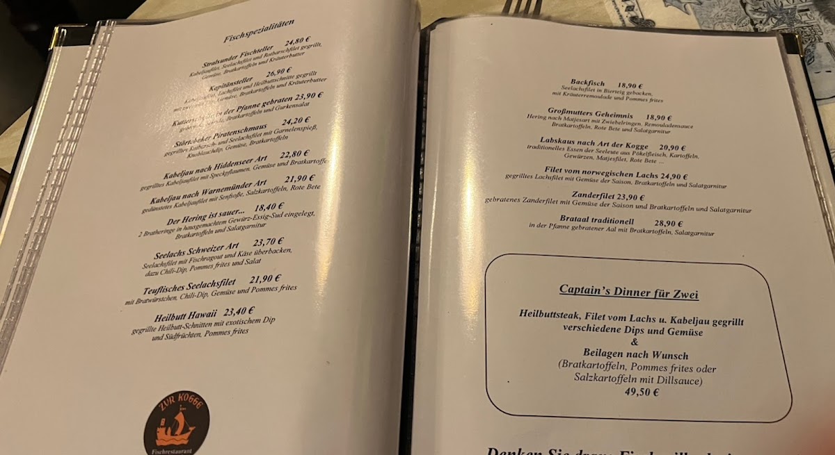 Fischrestaurant Zur Kogge Photo Menu 4