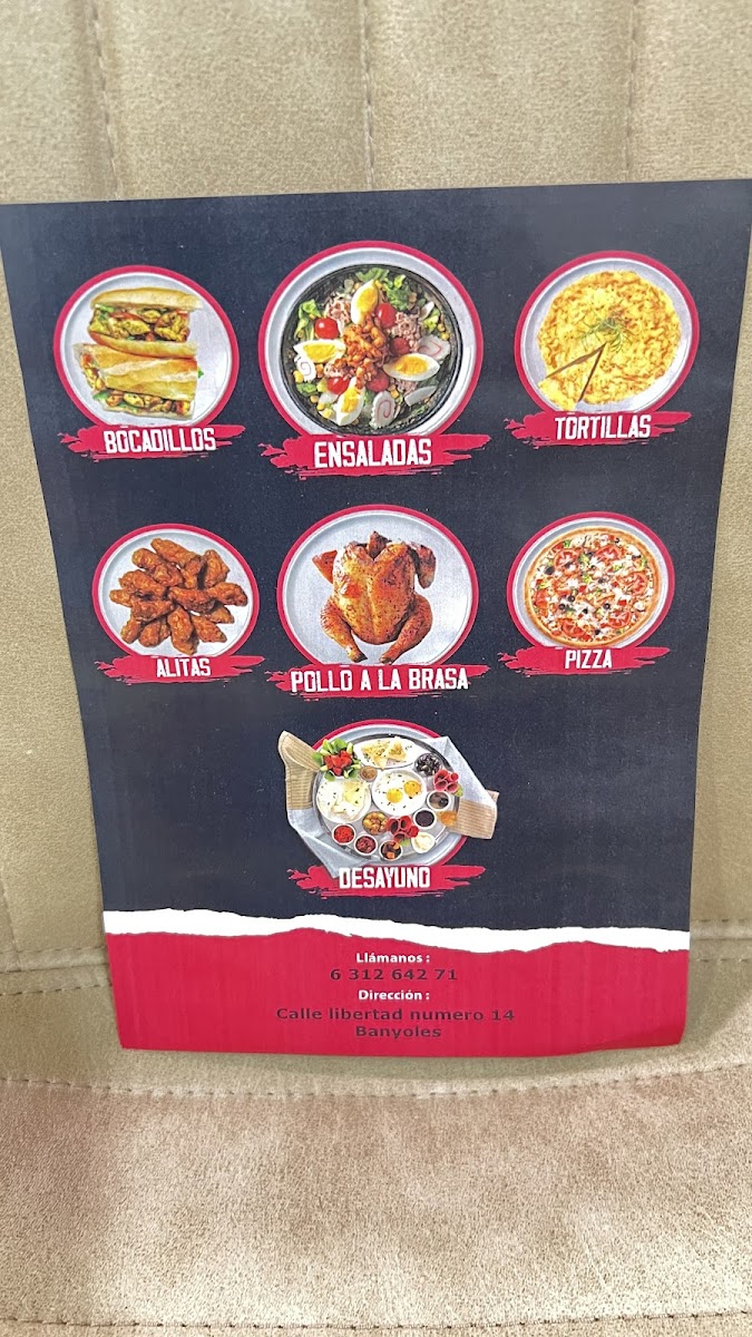 RESTAURANTE HALAL SNACK L’stany Photo Menu 10