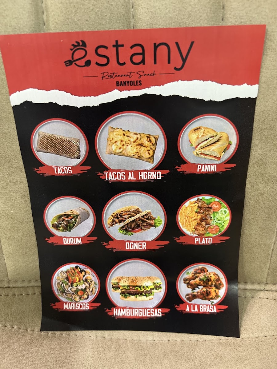 RESTAURANTE HALAL SNACK L’stany Photo Menu 7
