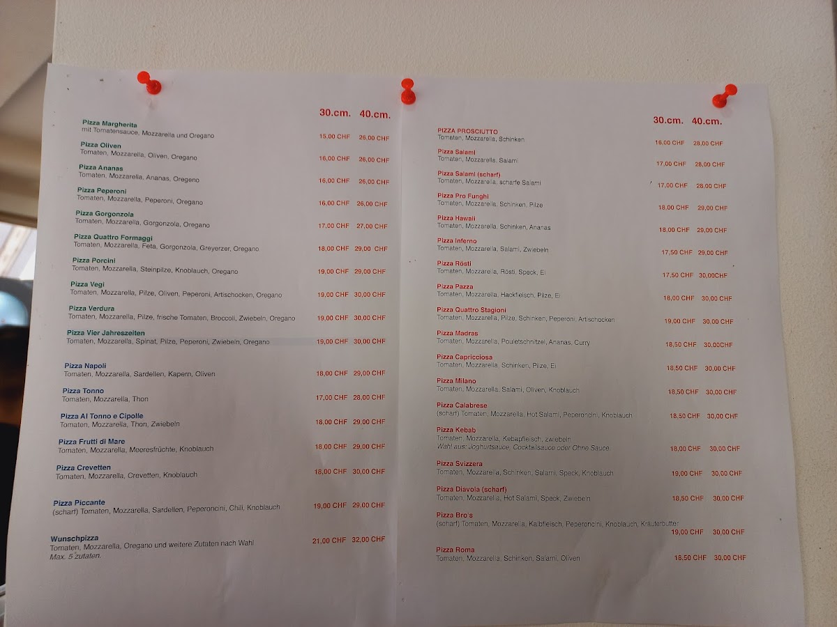 Bros pizza &kebab haus Photo Menu 2