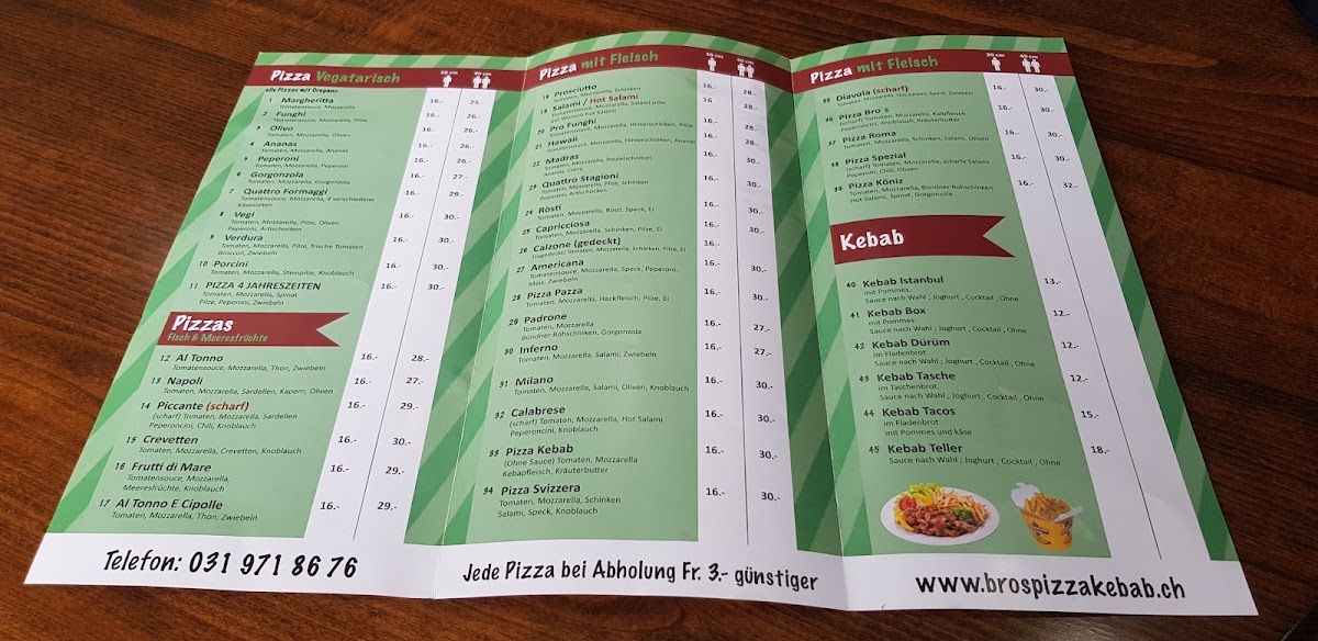 Bros pizza &kebab haus Photo Menu 4