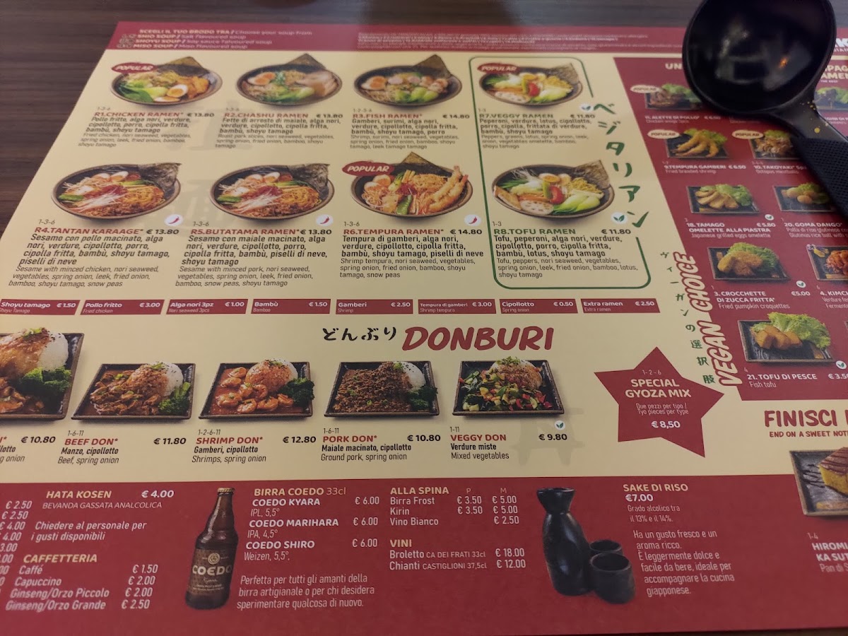 Takumi Ramen Photo Menu 5
