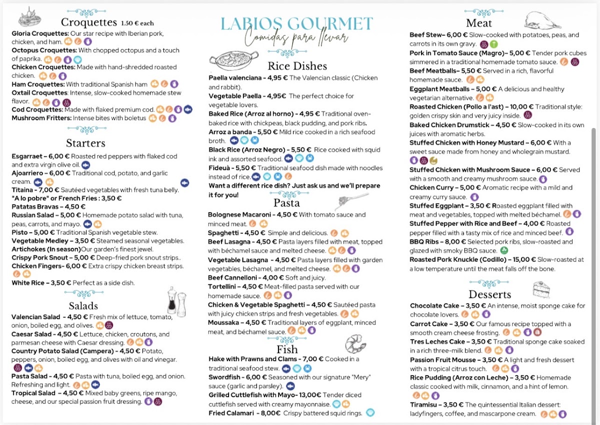 Labios Gourmet - Comida para llevar Photo Menu 1