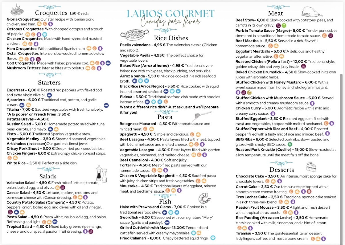 Labios Gourmet - Comida para llevar Photo Menu 2