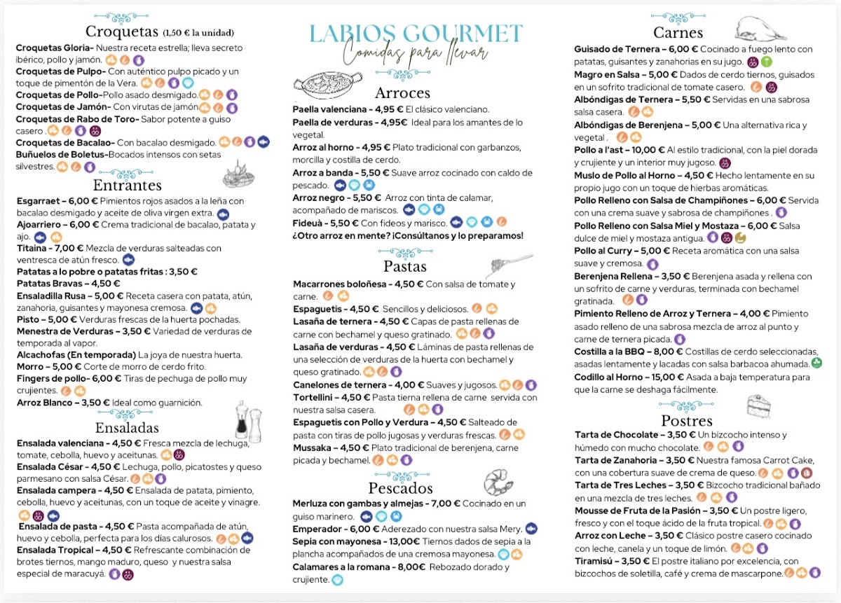 Labios Gourmet - Comida para llevar Photo Menu 3