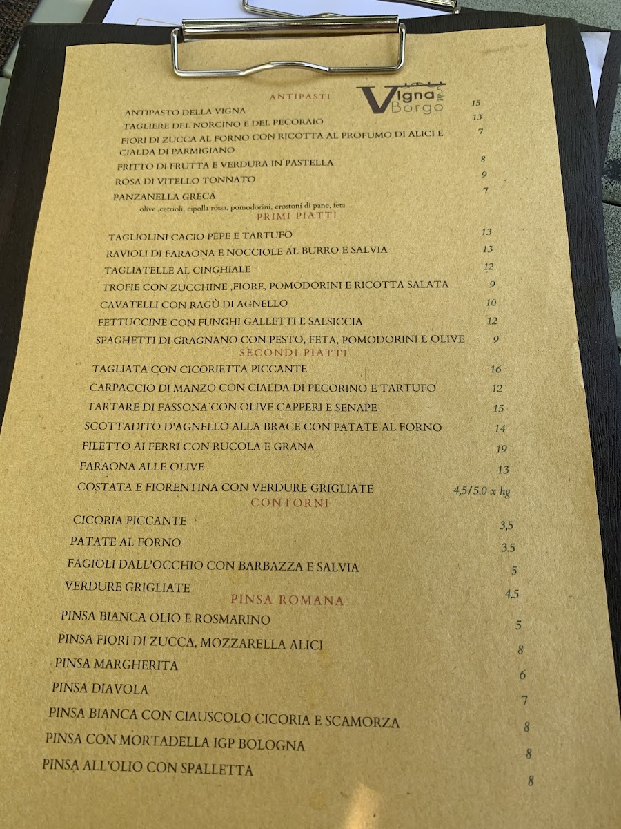Vigna del Borgo Photo Menu 4