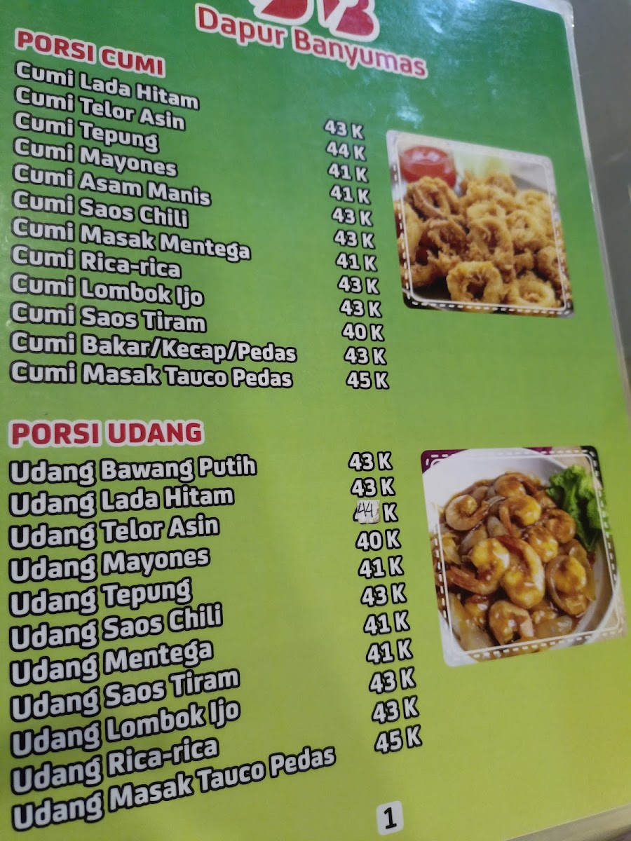 Dapur Banyumas Photo Menu 3