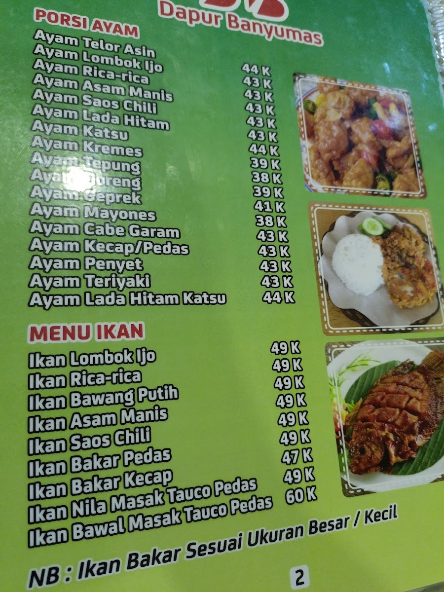 Dapur Banyumas Photo Menu 6