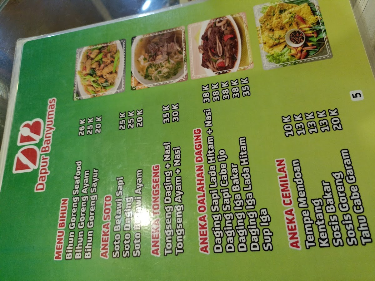Dapur Banyumas Photo Menu 8