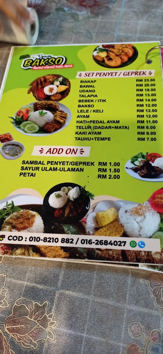 Syam Bakso Photo Menu 7