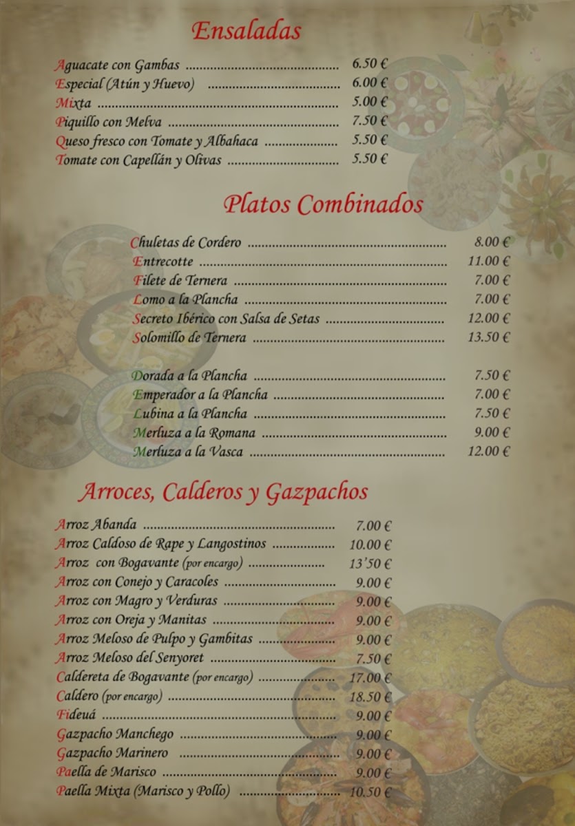 CERVECERIA TAPAS Photo Menu 2