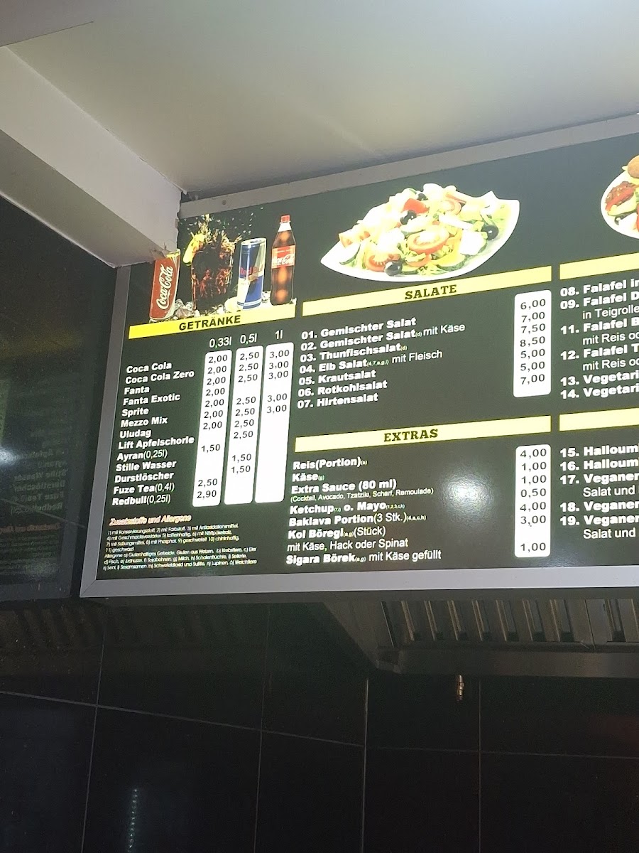 Elbdöner Photo Menu 1