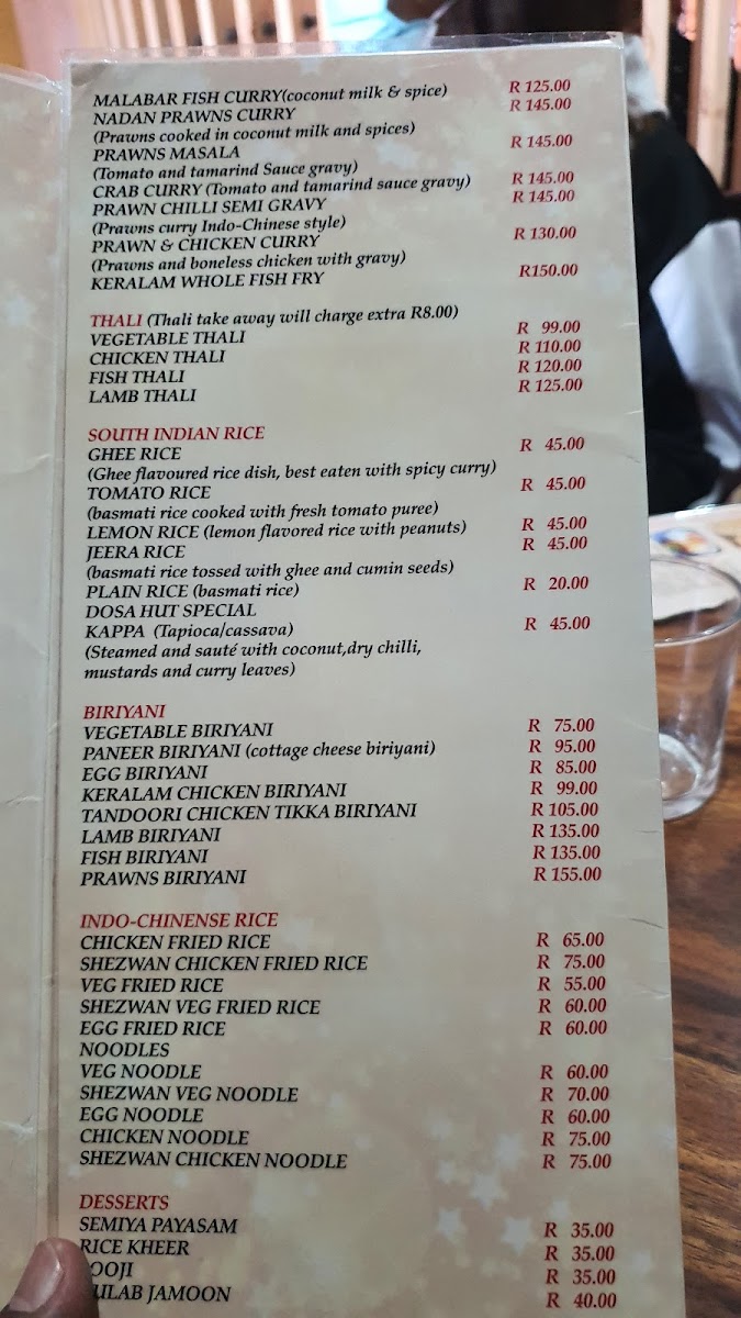 Dosa Hut Fourways Photo Menu 10