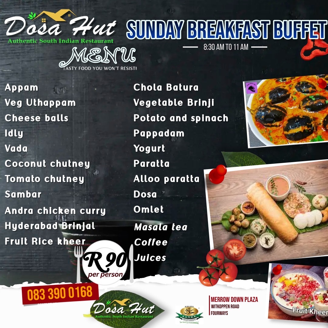 Dosa Hut Fourways Photo Menu 7