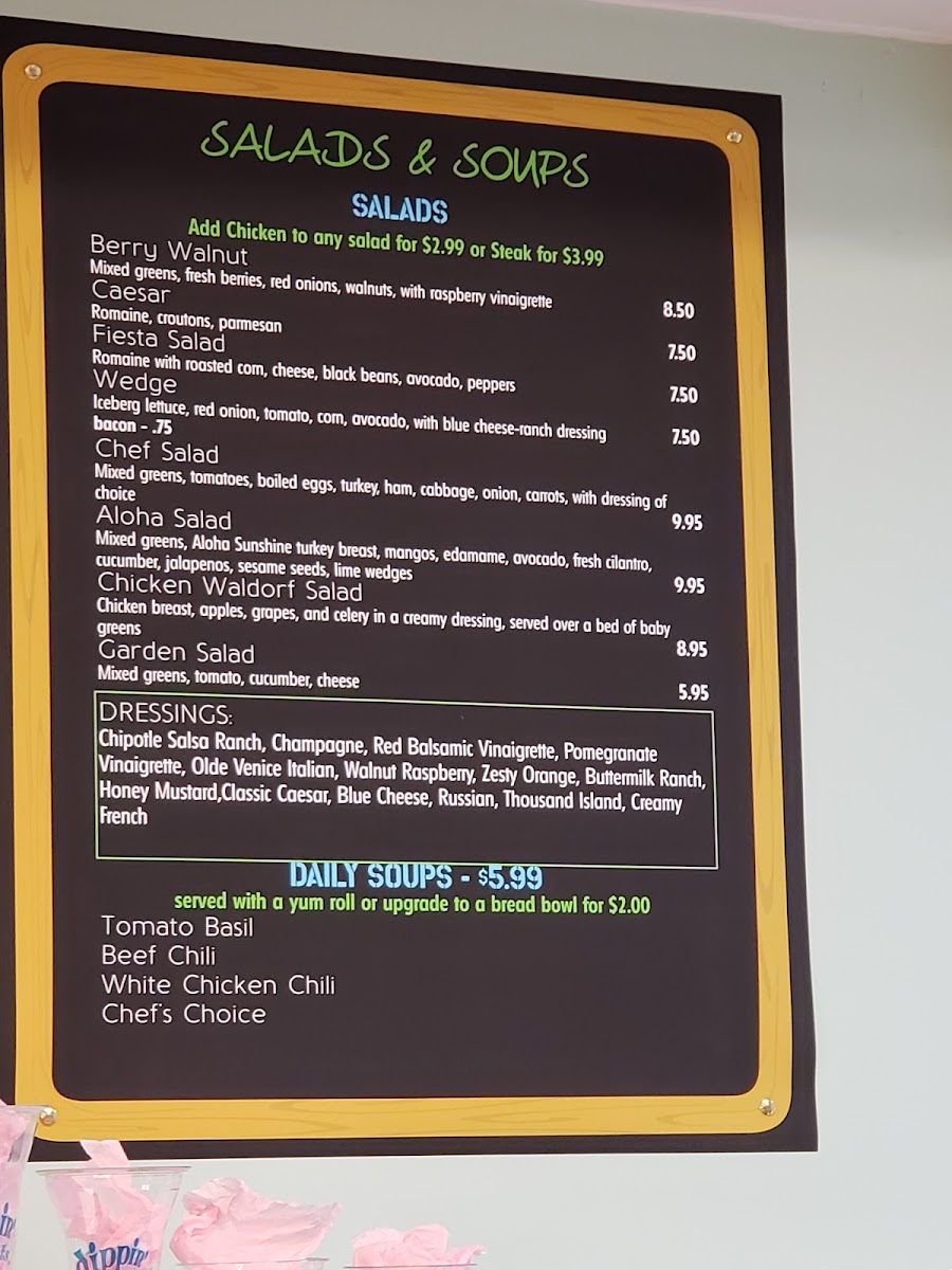 Cafe Yum Photo Menu 3