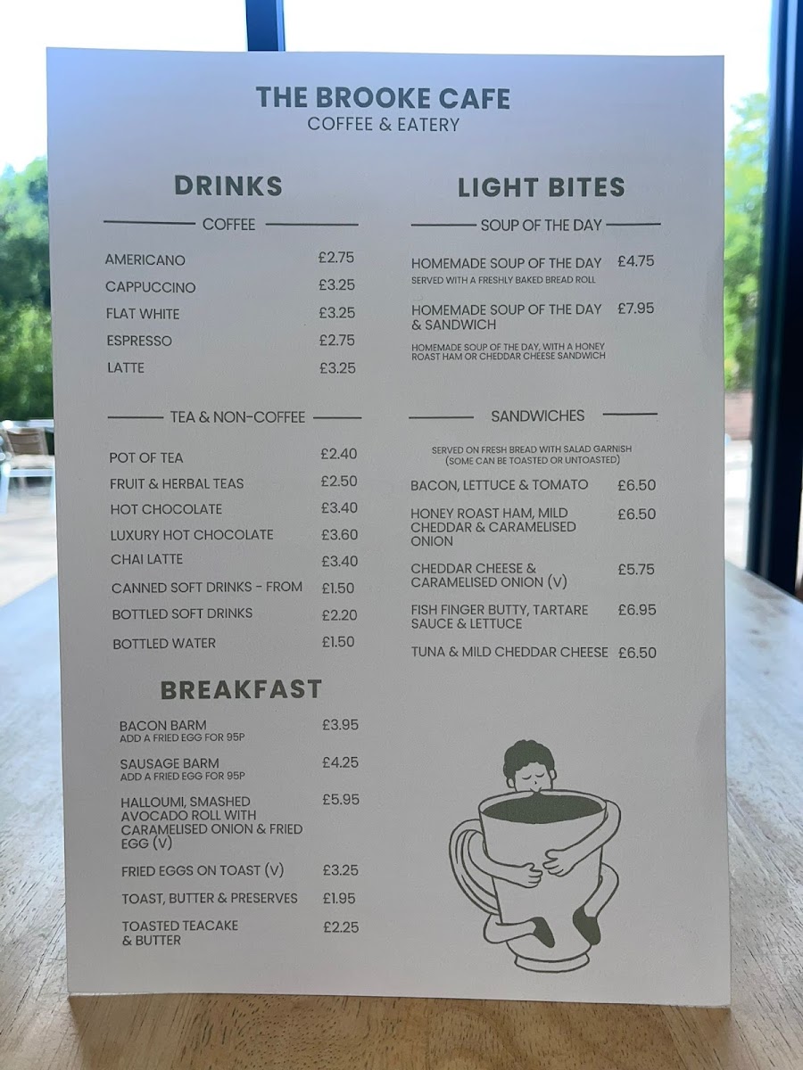 The Brooke Cafe Photo Menu 1