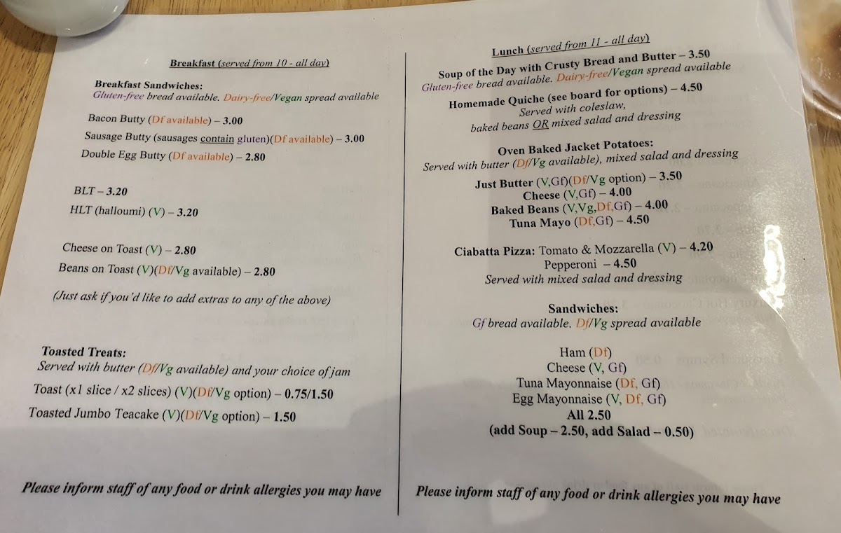 The Brooke Cafe Photo Menu 5