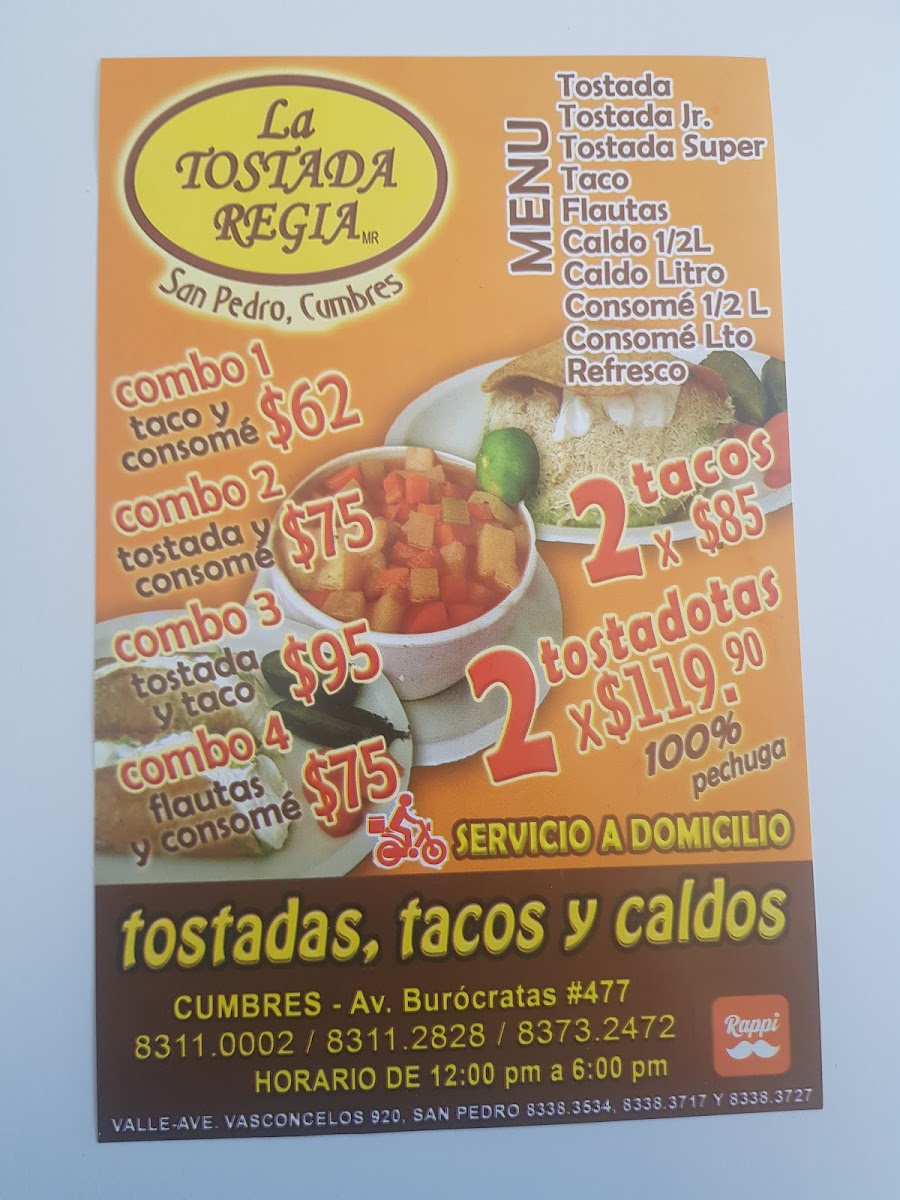 La Tostada Regia Photo Menu 1
