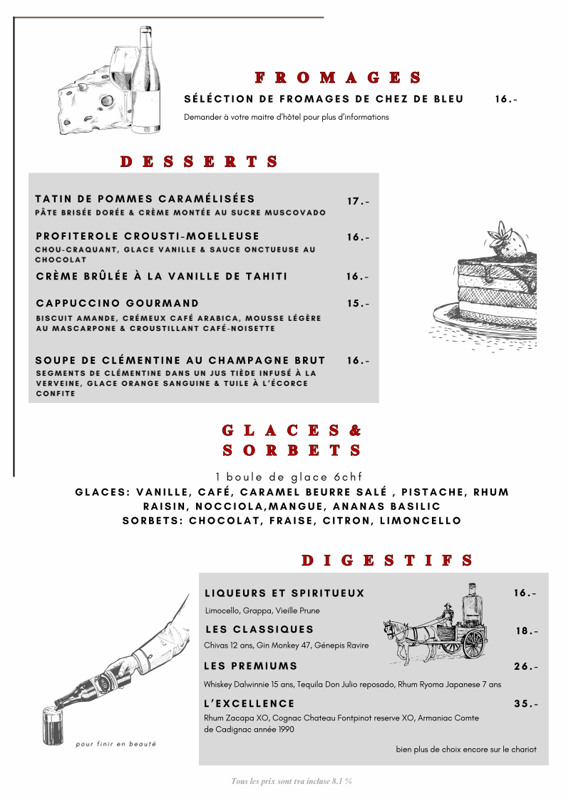 Auberge de Vandœuvres Photo Menu 3