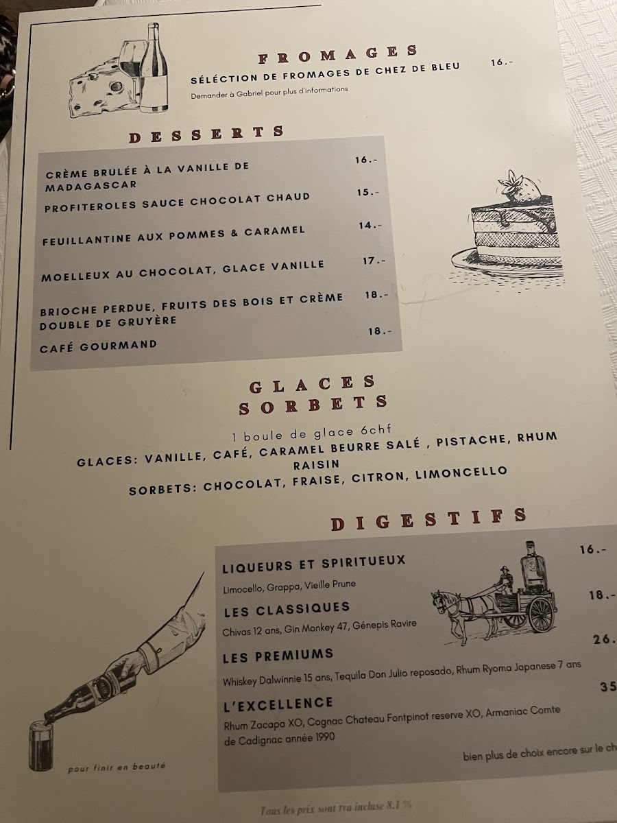 Auberge de Vandœuvres Photo Menu 7