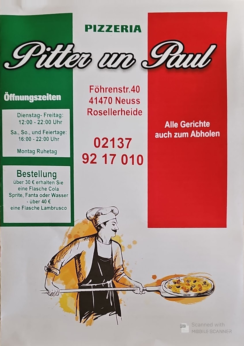 Pizzeria Pitter und Paul Photo Menu 6