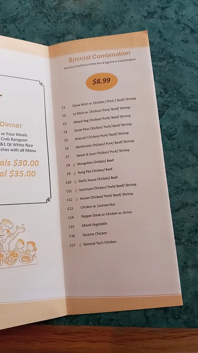 Hong Kong Buffet Photo Menu 5