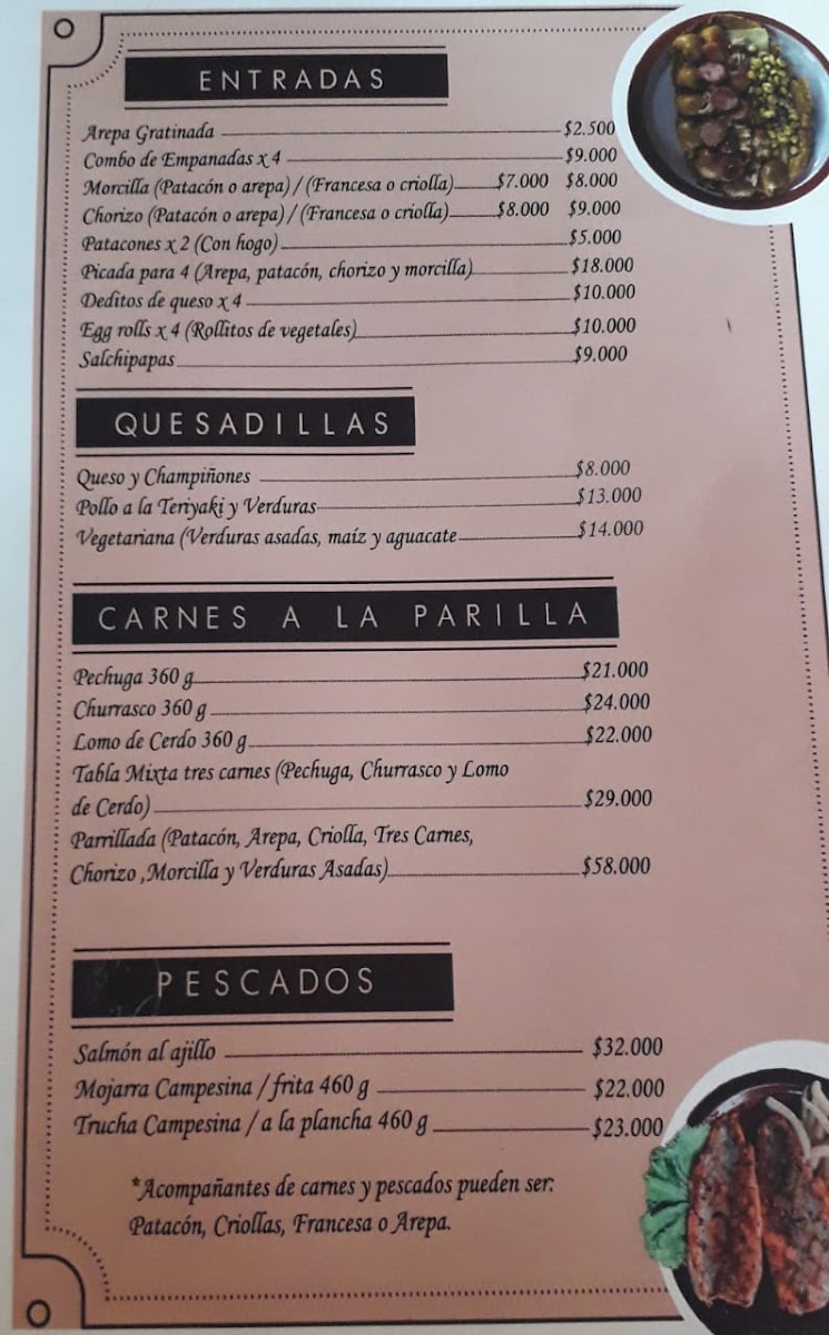 Casa Real Photo Menu 3