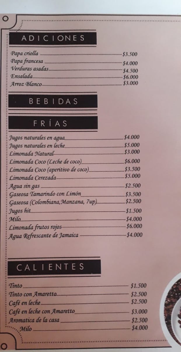 Casa Real Photo Menu 4