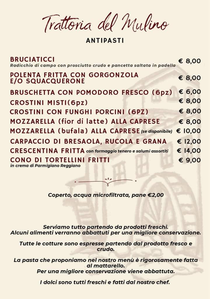 Trattoria del Mulino Photo Menu 4