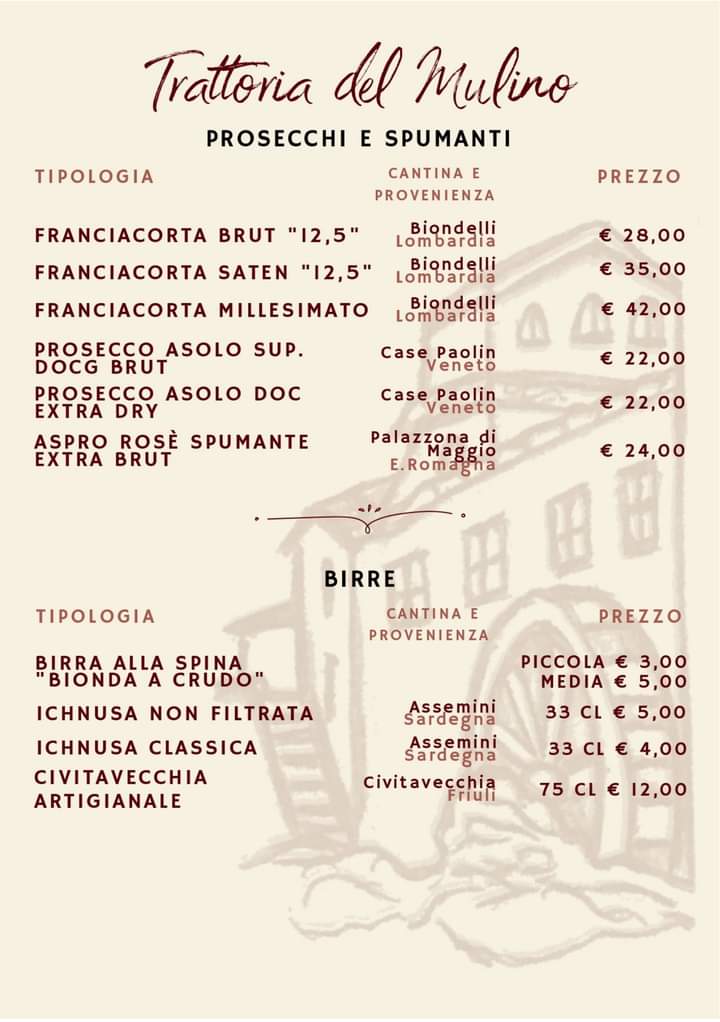 Trattoria del Mulino Photo Menu 7