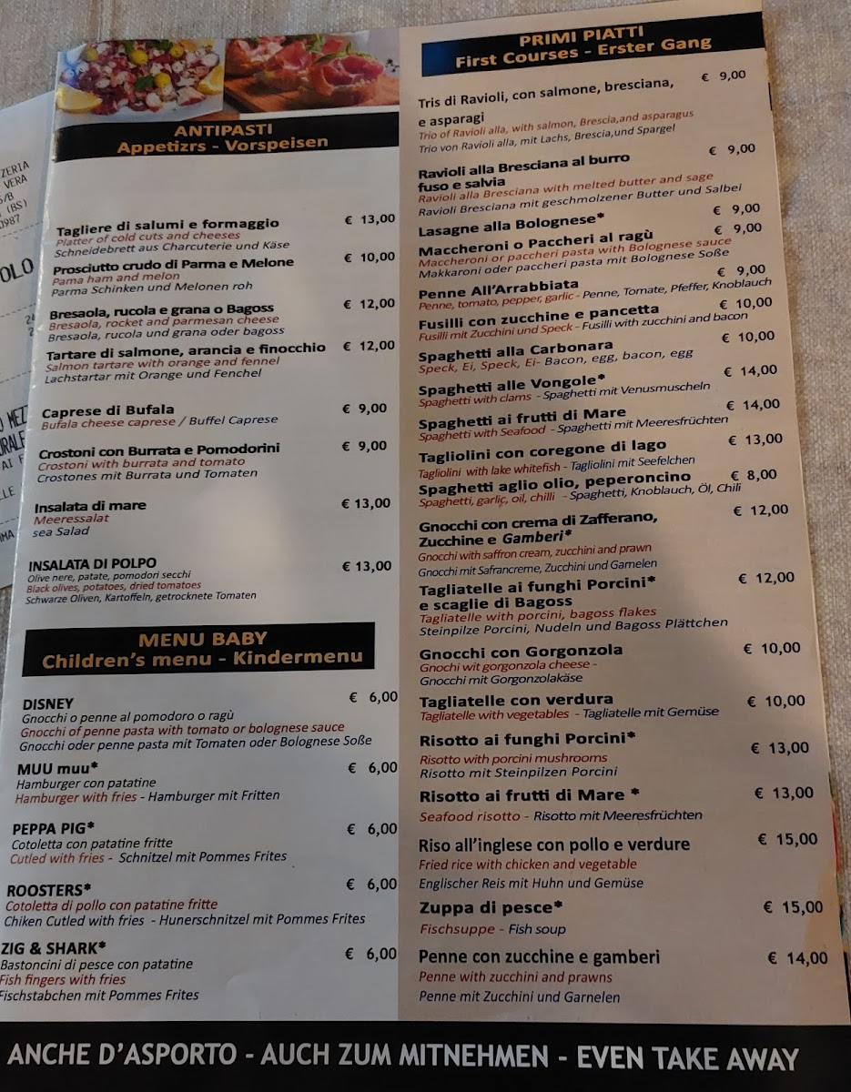 Ristorante Pizzeria Gily Photo Menu 5