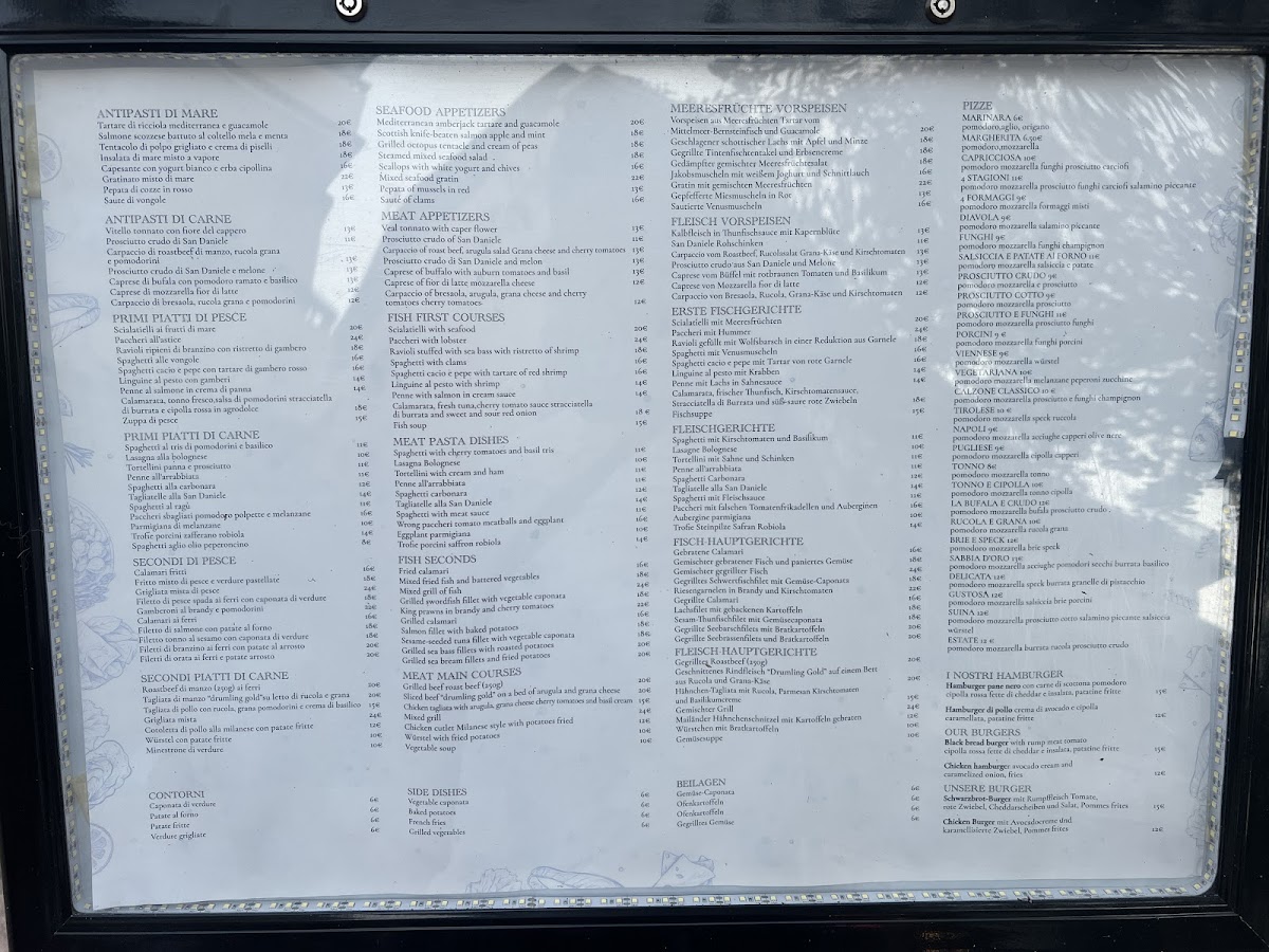 Ristorante Pizzeria Sabbia d’oro Photo Menu 1