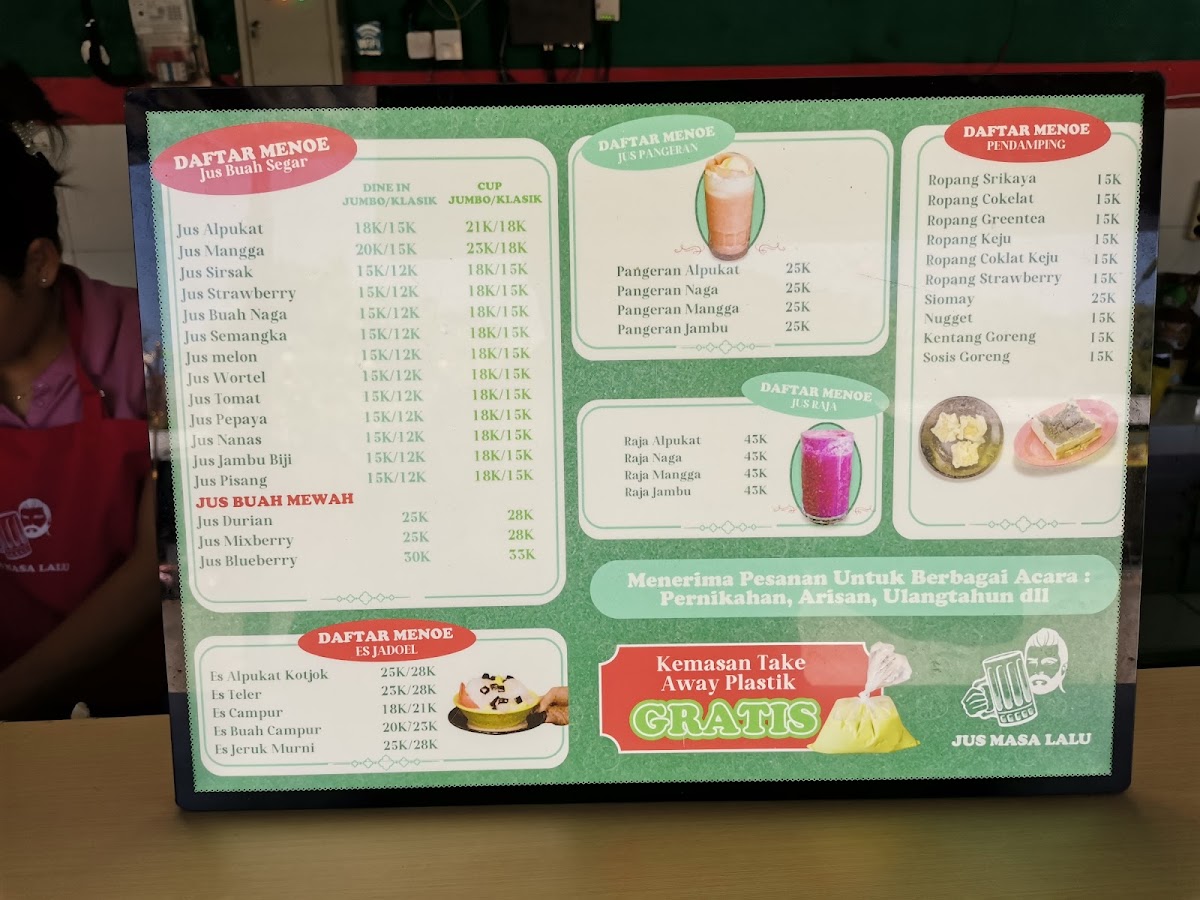 Jus Masa Lalu Dewi Sri Photo Menu 1